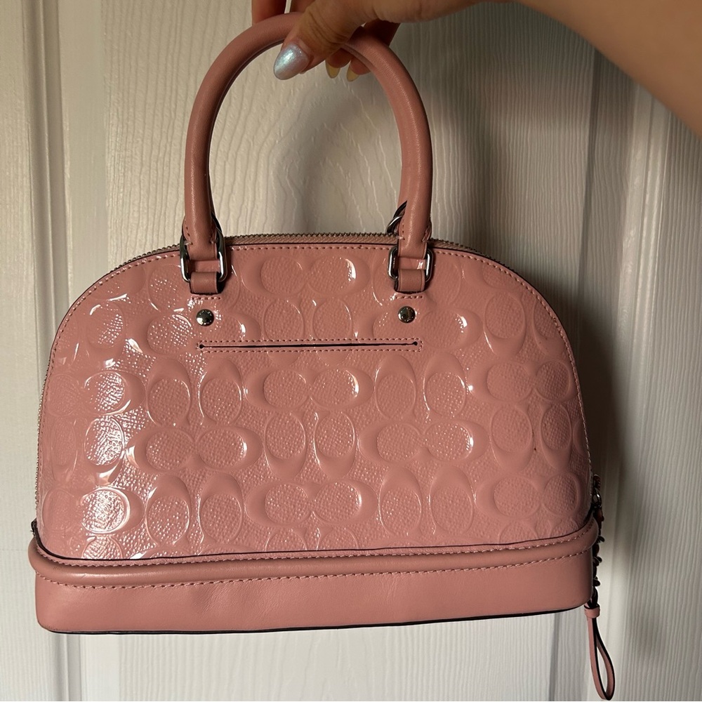 Coach Sierra Pink Embossed Bag - Picture 5 of 8